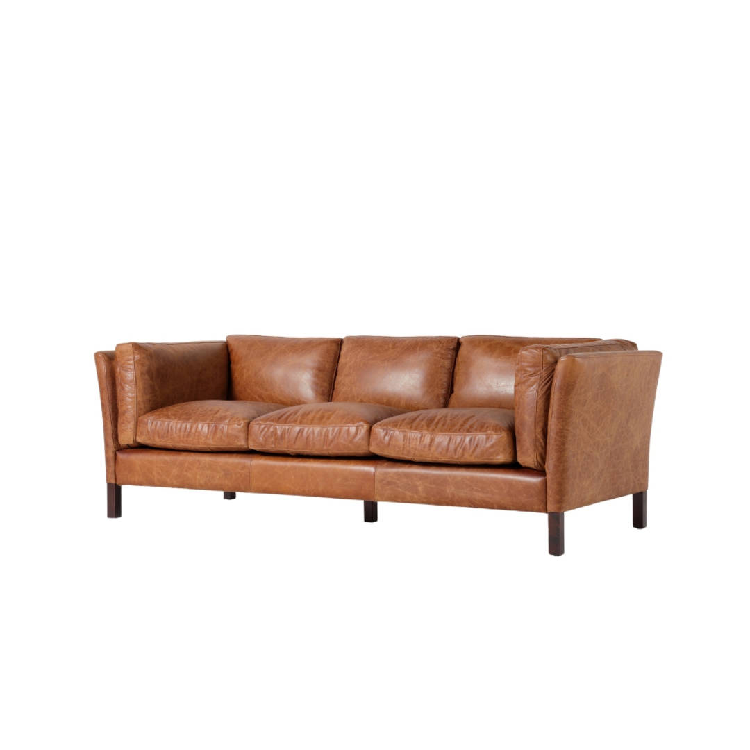 Cambridge 3 Seater Leather Sofa image 0